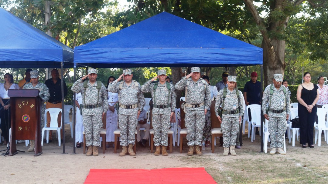 Relevo en el batallón fluvial de Infantería 17 en Magangué, Bolívar