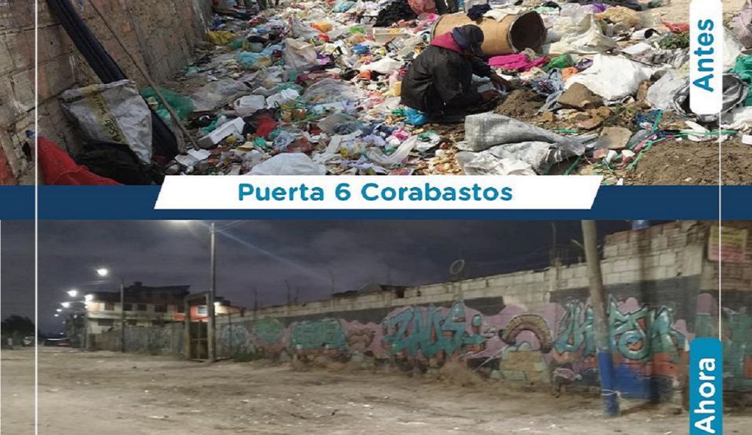 Recolección de basuras cerca a Corabastos en Kennedy: Inicia intervención integral en Kennedy en los alrededores de Corabastos