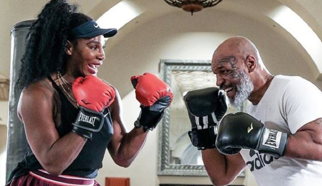 Serena Williams boxeadora Mike Tyson: Serena Williams se probó en el boxeo e impresionó a Mike Tyson