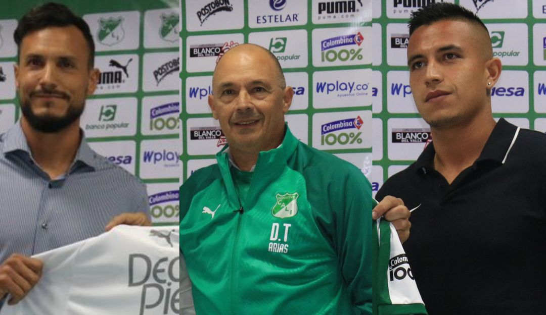 Fichajes bolsa de jugadores fútbol colombiano: Deportivo Cali presentó su nuevo DT y dos refuerzos para el 2020