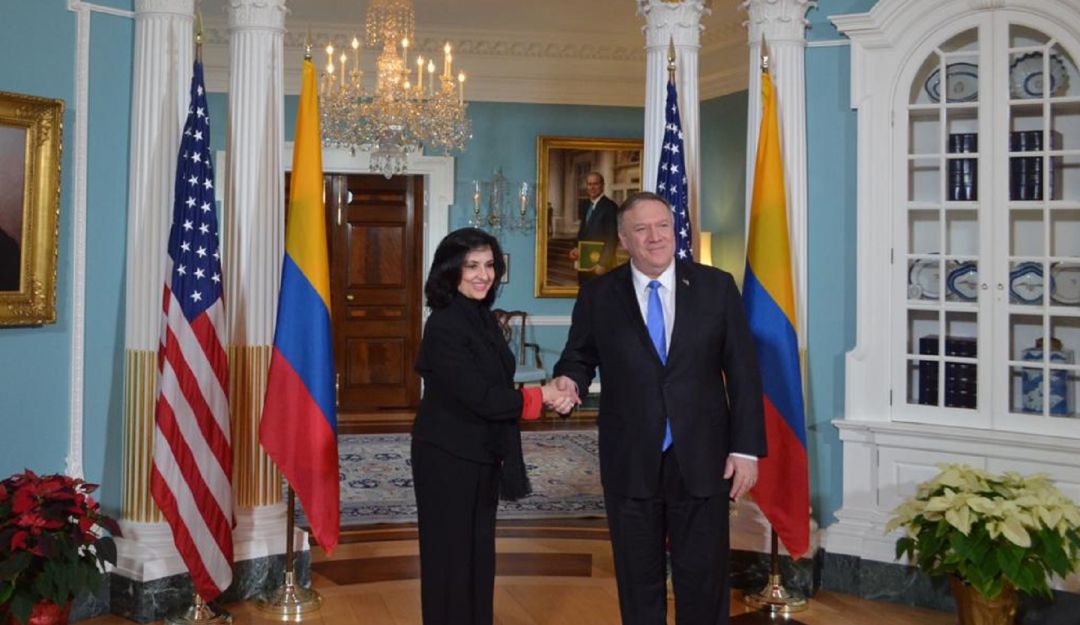 Así fue primer encuentro entre Claudia Blum y Mike Pompeo: Así fue primer encuentro entre Claudia Blum y Mike Pompeo