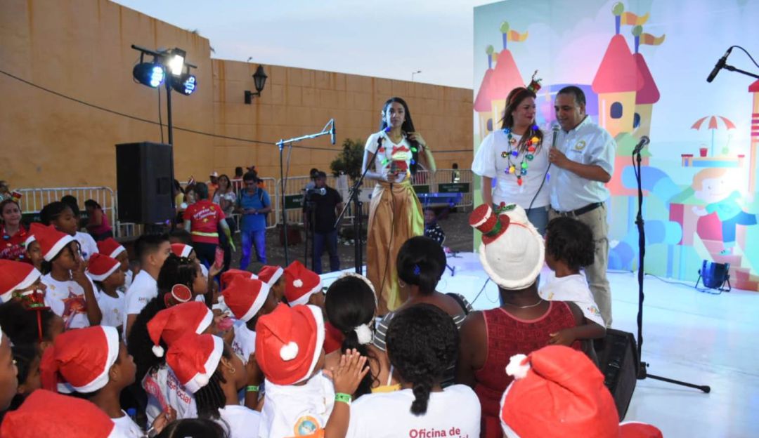 Navidad en Cartagena: Gestora Social del distrito celebró la navidad con los niños de Cartagena