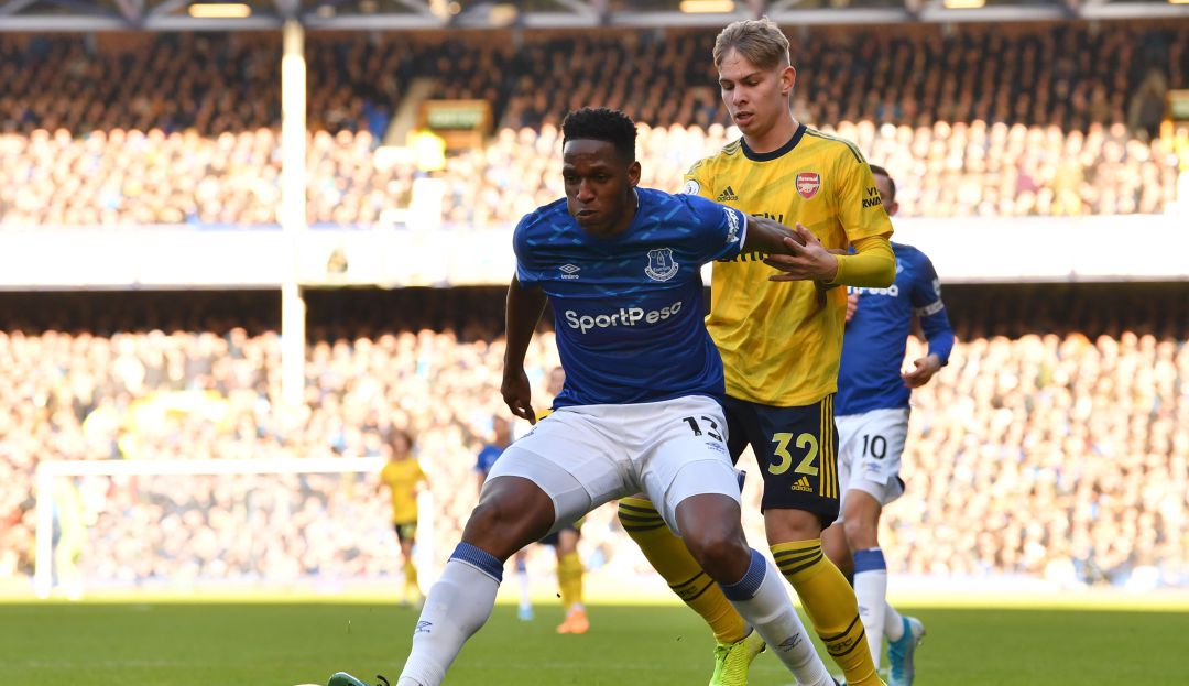 Premier League resultados Yerry Mina: Everton y Arsenal demuestran su mal momento en un triste empate