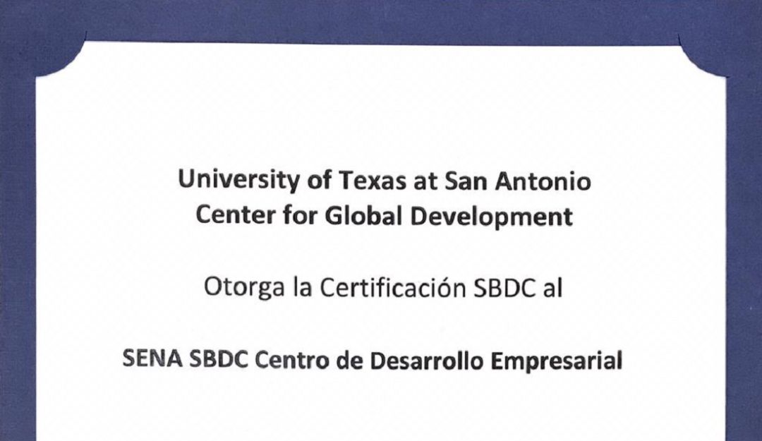 certificacion; sena; universidad; san anrtonio: Universidad de Texas certificó modelo de emprendimiento del SENA