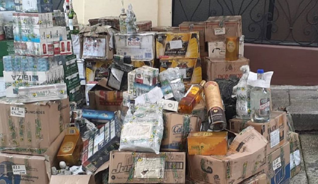 contrabando; licor; manizales;: Se controla comercialización de licor de contrabando por Feria de Manizales