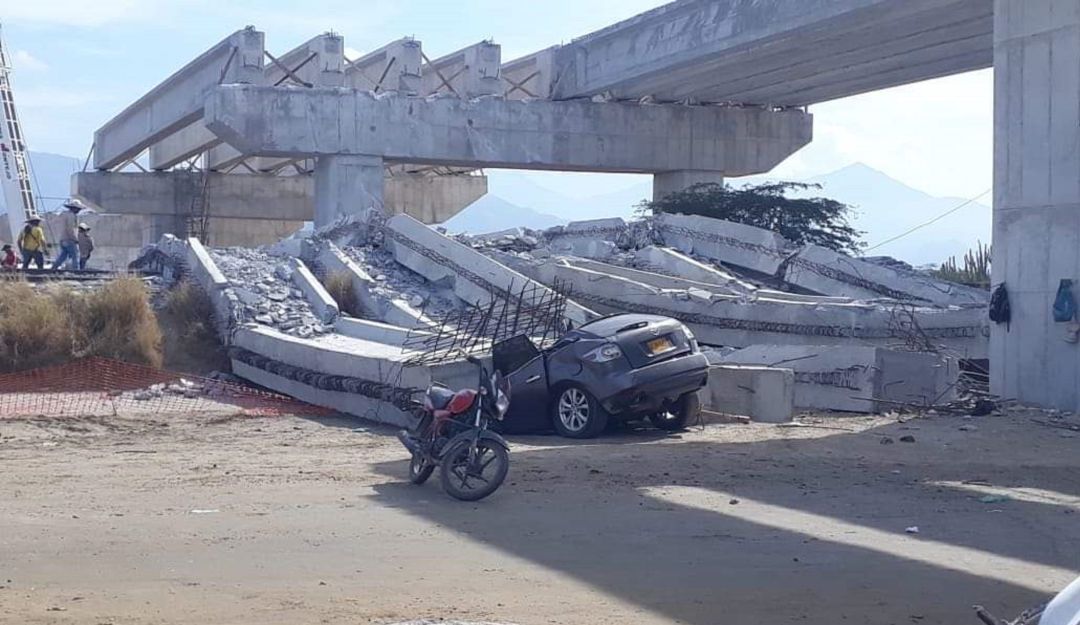 Desplome de un puente en Ciénaga Magdalena: Un muerto y 3 heridos por desplome de un puente en Ciénaga Magdalena