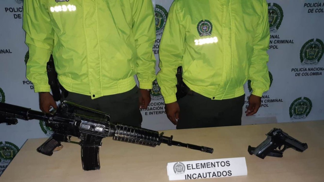 Capturados hombres que mostraban armas de fuego en un video en Cartagena