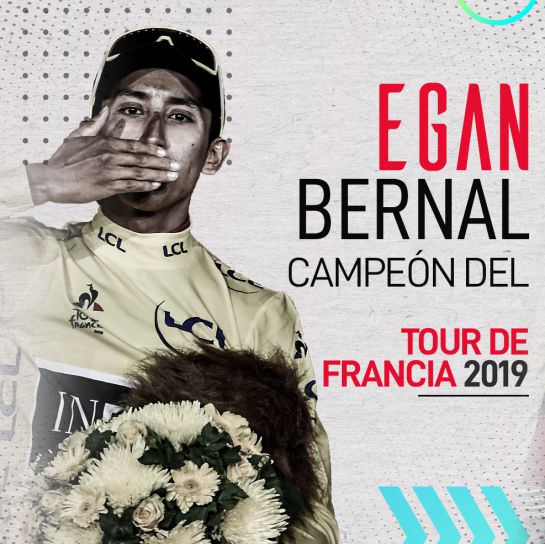 Egan Bernal campeón Tour de Francia 2019 Colombia INEOS: Lo mejor de la década: Egan Bernal, el que hizo posible lo imposible Egan Bernal campeón Tour de Francia 2019 Colombia INEOS: Lo mejor de la década: Egan Bernal, el que hizo posible lo imposible