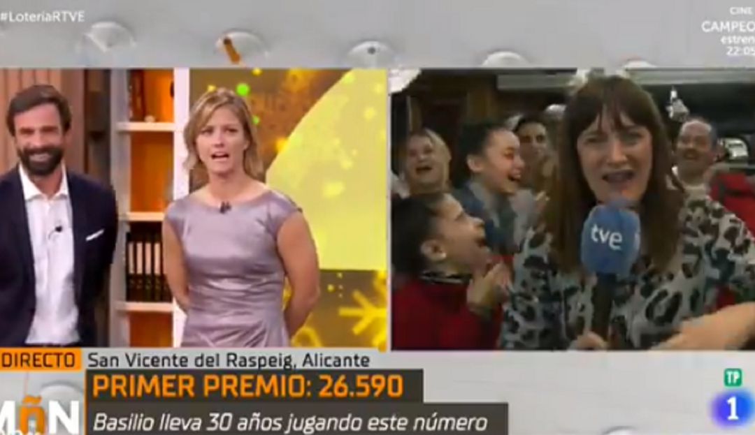 Periodista ganó lotería España: “Mañana no trabajo”, reportera ganó lotería y enloqueció en pleno noticiero