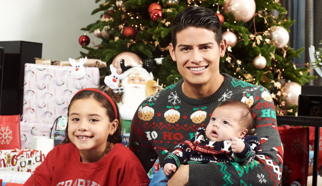 Nochebuena James Rodríguez Real Madrid: James Rodríguez ya recibió su regalo de Navidad