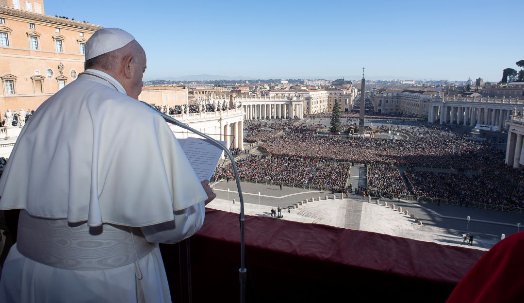 Mensaje de Navidad del papa Francisco: Papa pide "esperanza" para América en su bendición navideña