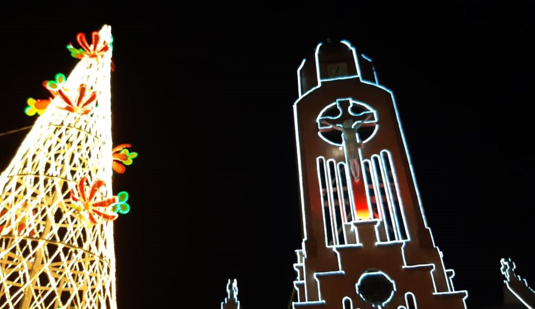 Alumbrado navideño en Quimbaya, Quindío