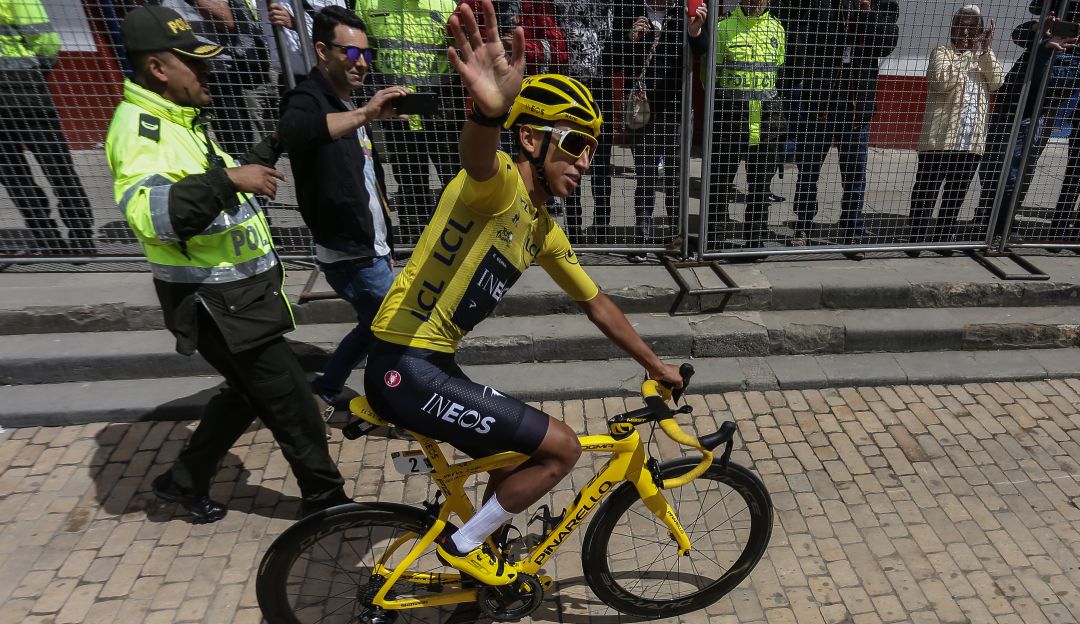 Grand Prix Feria de Cali: Las nobles palabras de Egan Bernal a Jarlinson Pantano