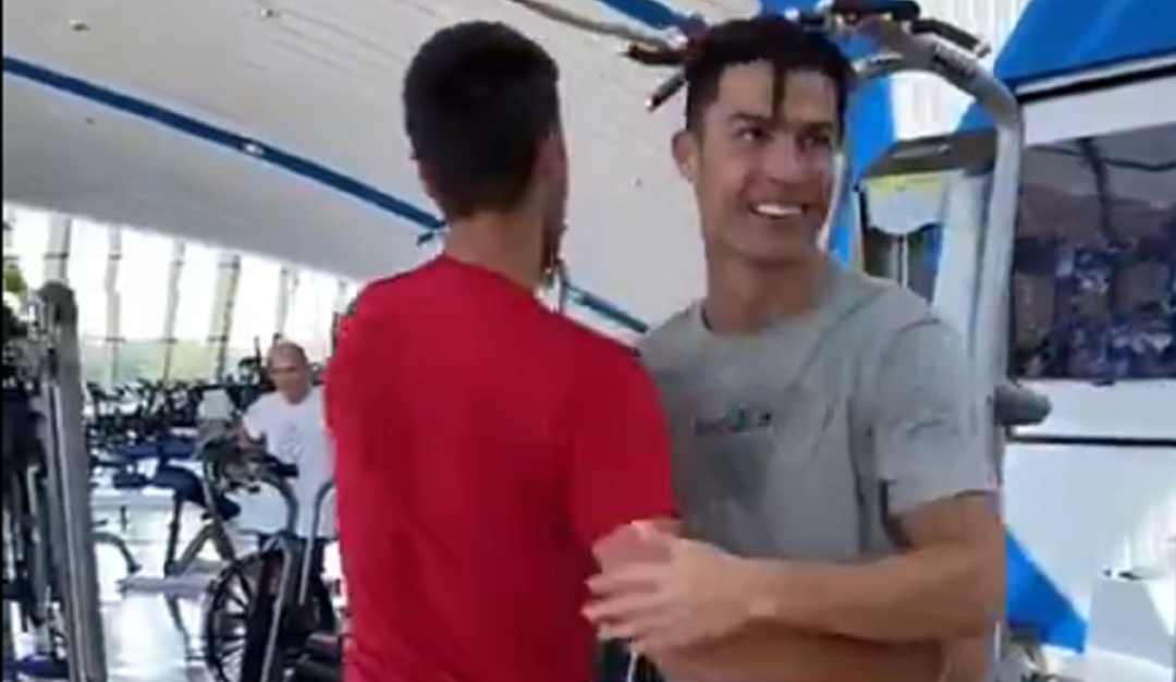 Cristiano Ronaldo Novak Djokovic cabezazos: Clases de cabeceo de Cristiano Ronaldo a Novak Djokovic