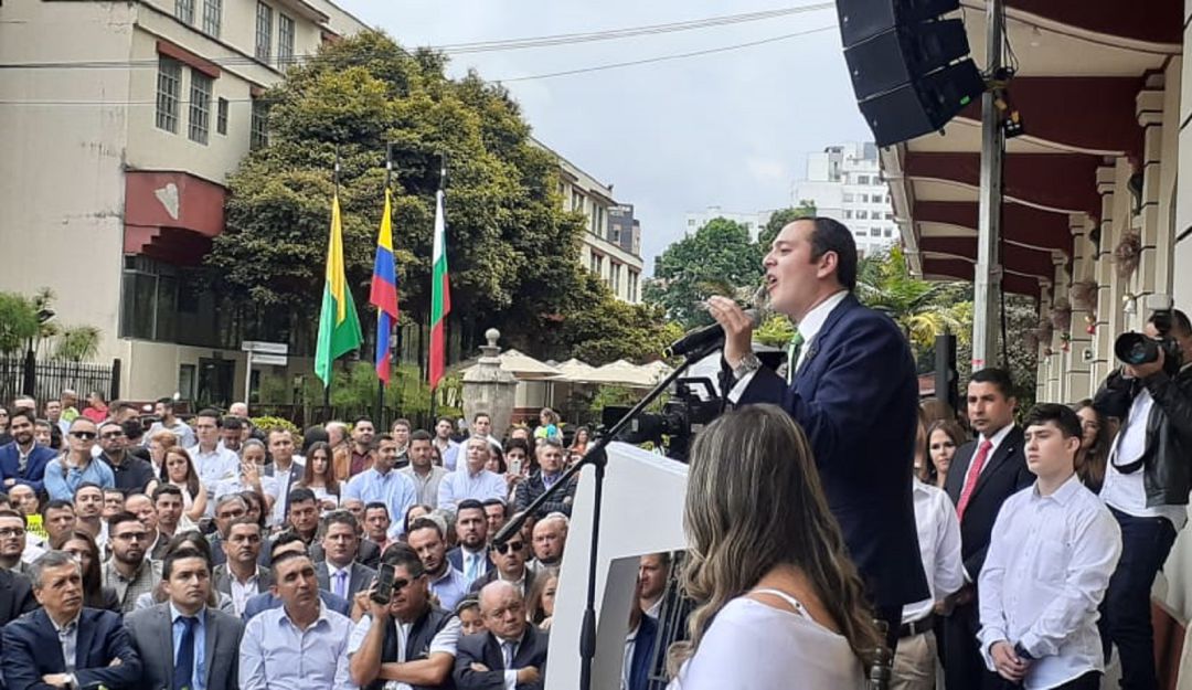 alcalde; manizales; posesion;: Hoy se posesionó Carlos Mario Marín, alcalde de Manizales