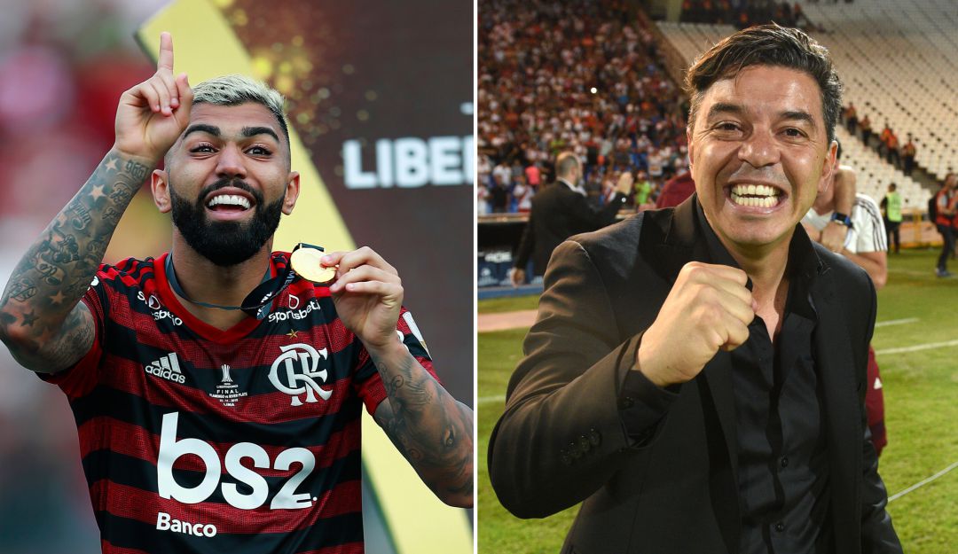 Rey de América gabigol marcelo gallardo flamengo river plate: 'Gabibol' y Gallardo son galardonados como 'Rey de América'