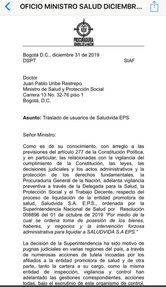 Salud Vida EPS pacientes: Traslado de pacientes de Salud Vida EPS en un limbo jurídico Salud Vida EPS pacientes: Traslado de pacientes de Salud Vida EPS en un limbo jurídico