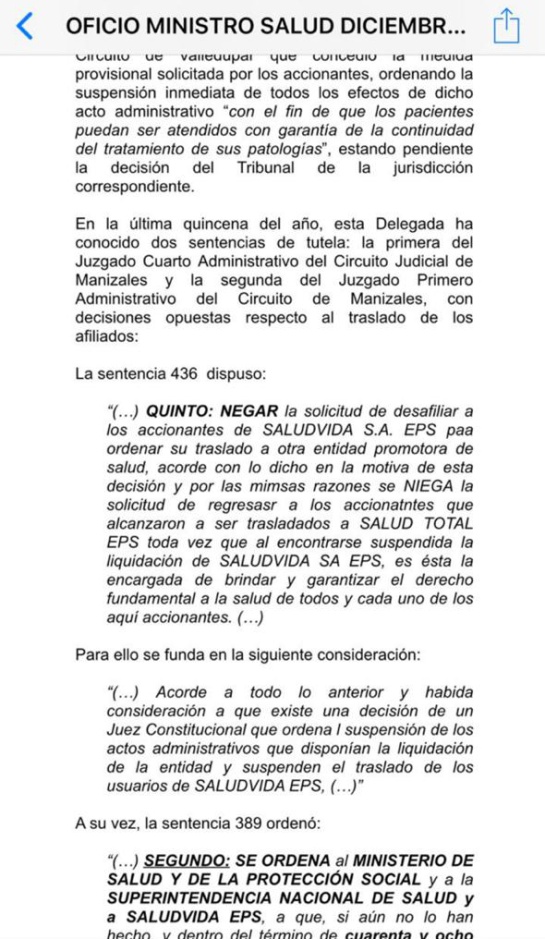 Salud Vida EPS pacientes: Traslado de pacientes de Salud Vida EPS en un limbo jurídico Salud Vida EPS pacientes: Traslado de pacientes de Salud Vida EPS en un limbo jurídico