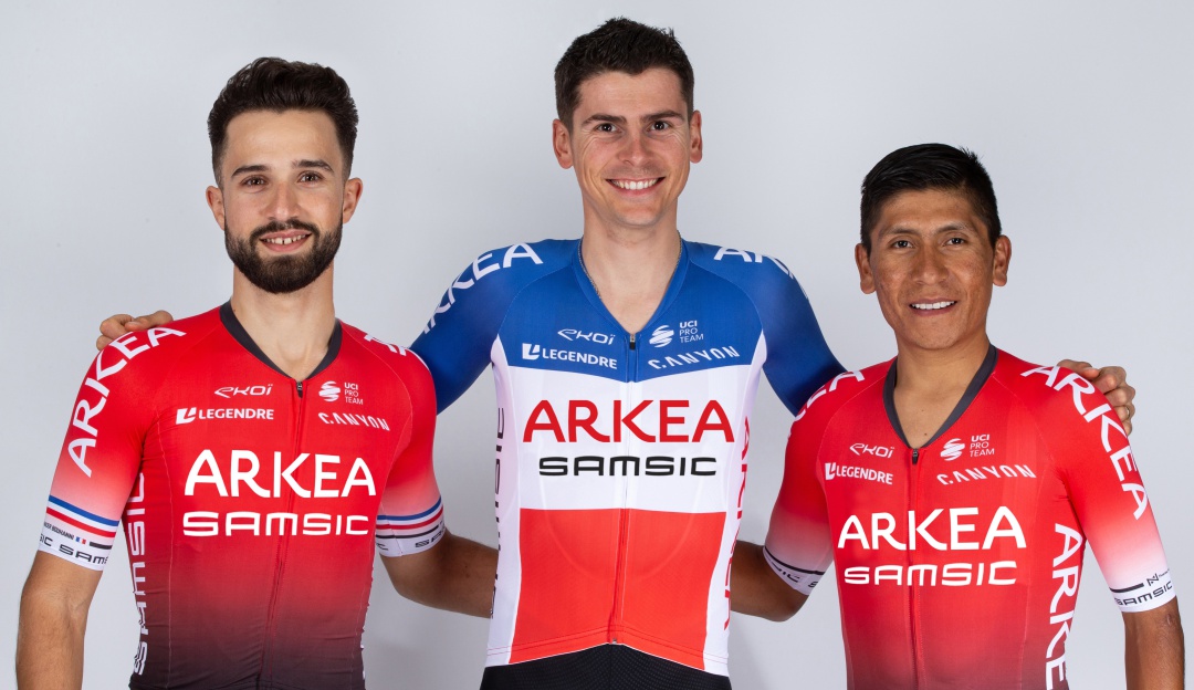 Nairo Quintana Arkea Samsic: Año nuevo, equipo nuevo: Nairo ya luce los colores del Arkea Samsic