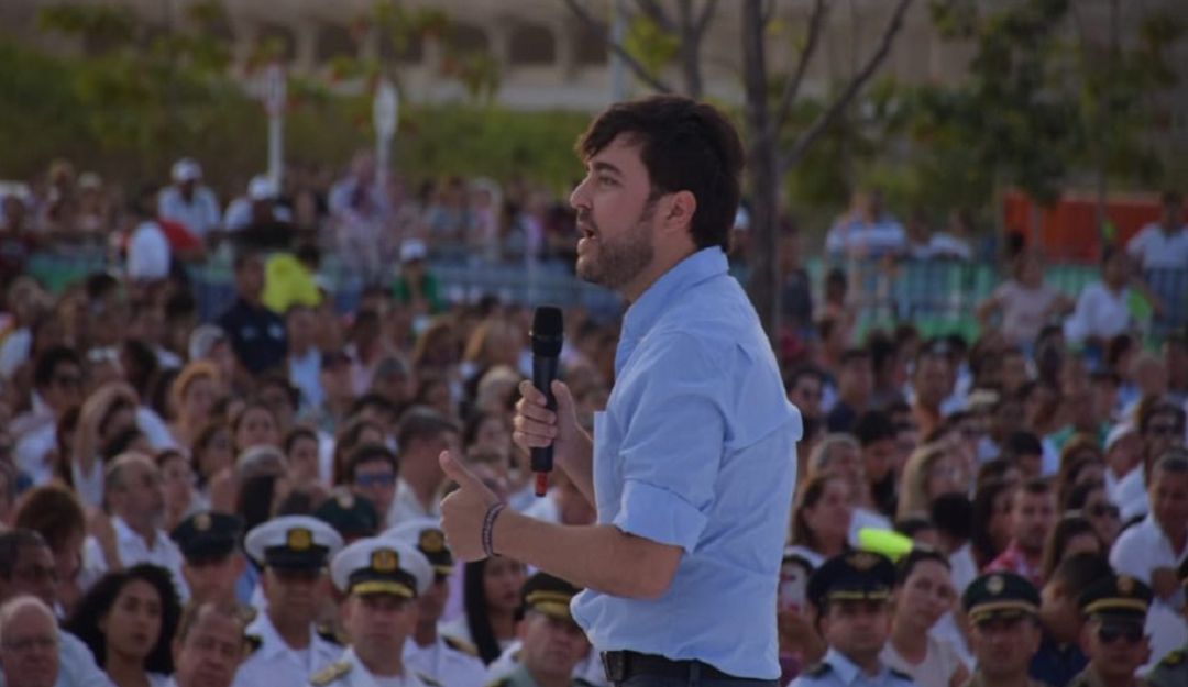 Alcalde Pumarejo Barranquilla: "Este tren del progreso ya no lo detiene nadie": Pumarejo en su posesión