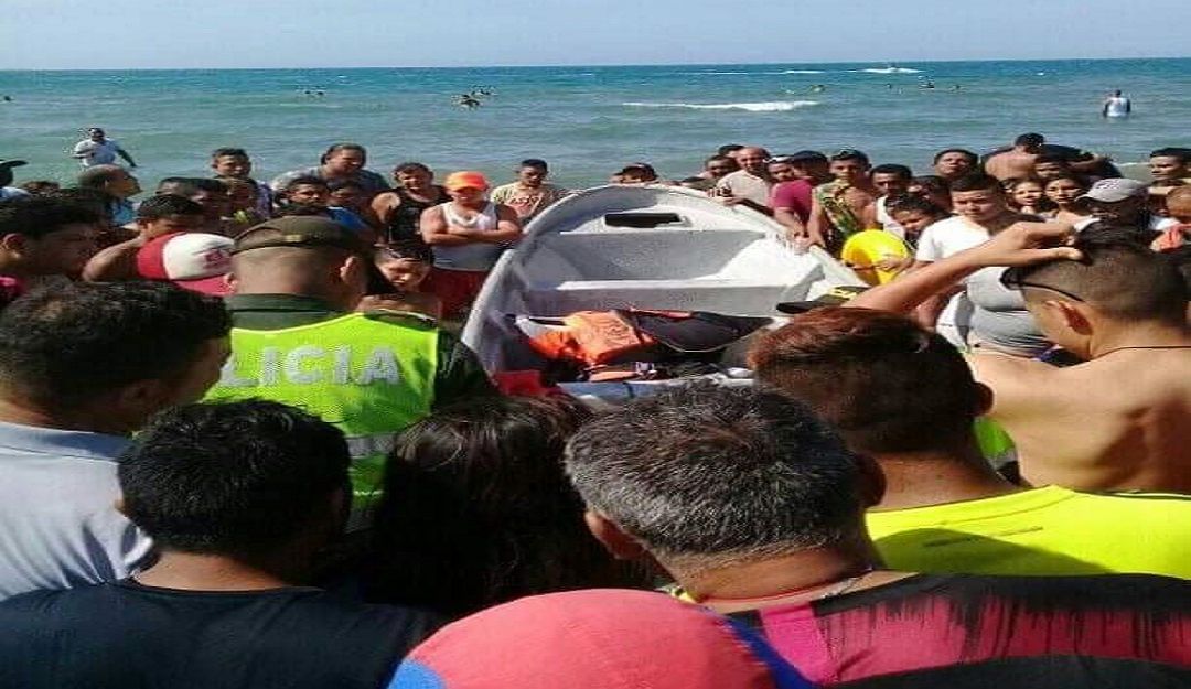 Coveñas, turistas, accidentes, motonave, lancha: Grave accidente en playas de Coveñas deja cuatro turistas heridos
