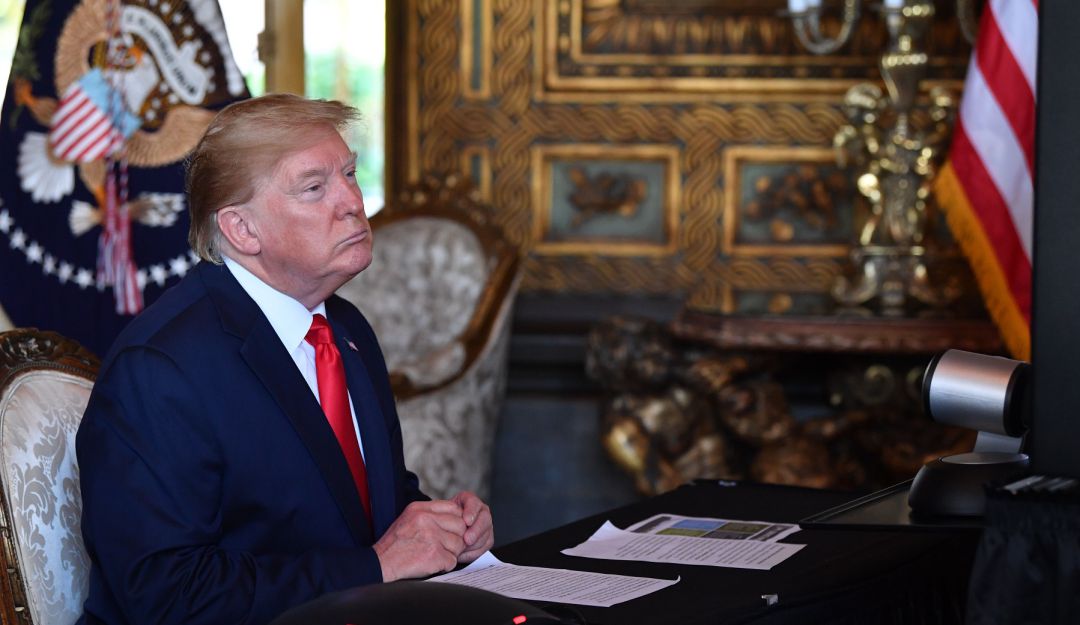 Trump dice que el ataque buscaba "parar", no "comenzar una guerra": Trump dice que el ataque buscaba "parar", no "comenzar una guerra"