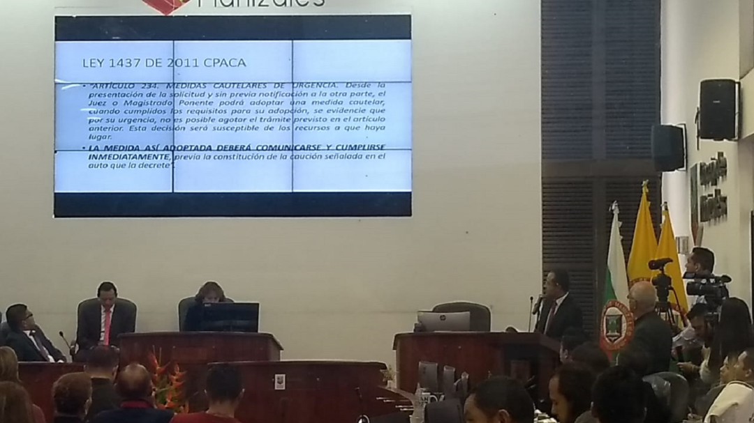 Solo 18 de los 19 concejales electos de Manizales fueron posesionados