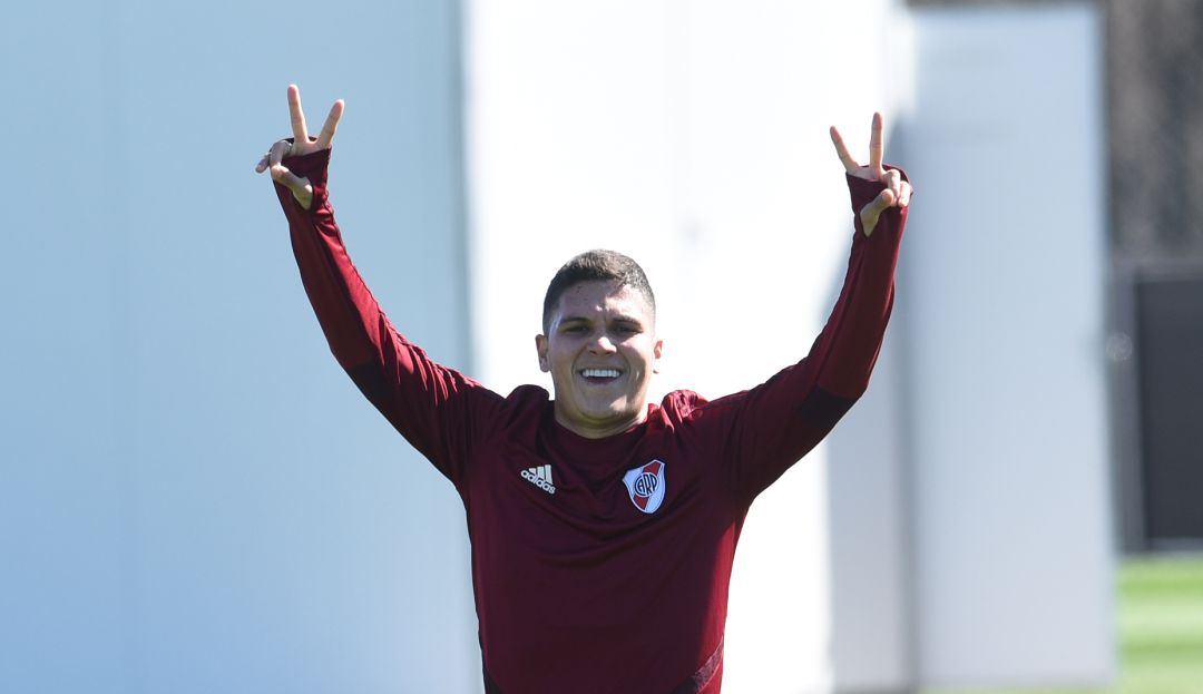 Juan Fernando Quintero monitoreo cardiaco River Plate: ¡Llegó la magia! 'Juanfer' Quintero se integró a la pretemporada de River