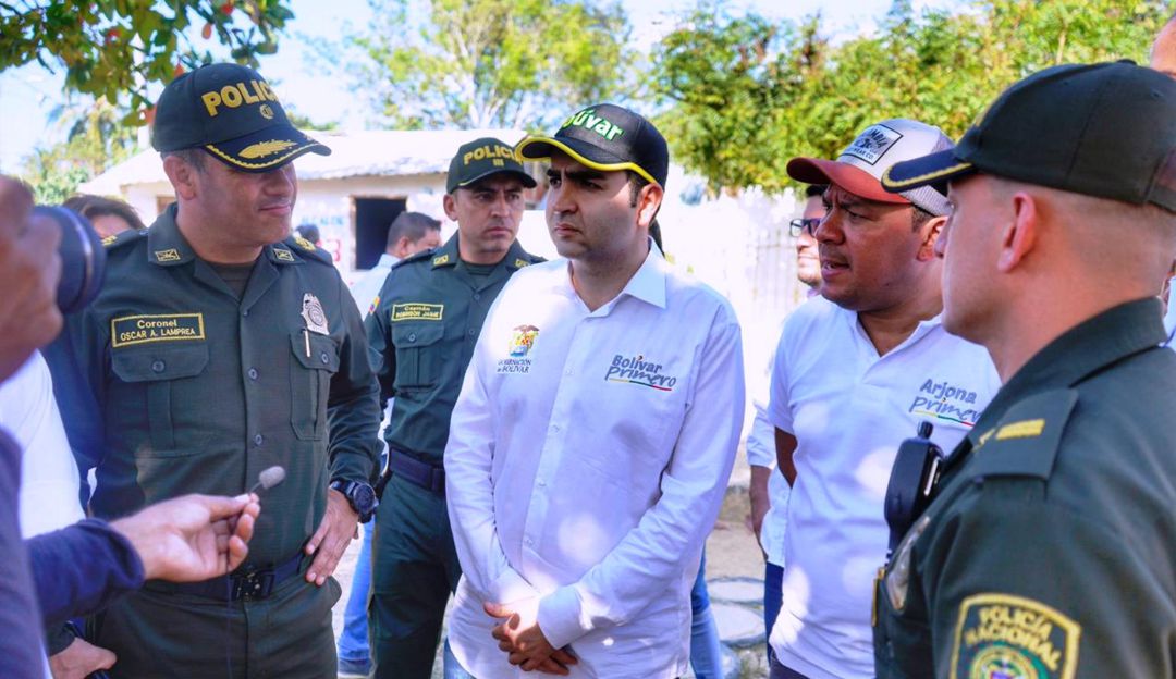Seguridad en Arjona, Bolívar: Gobernador de Bolívar realizó caravana por la seguridad en Arjona
