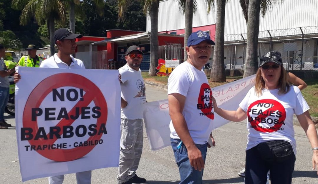 En Barbosa siguen quejándose por los peajes Trapiche y Cabildo