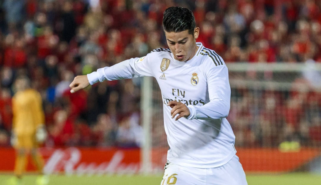 Después de dos meses y medio James volvió a jugar con el Real Madrid