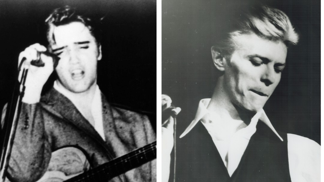 Presley y Bowie, dos leyendas de la música que nacieron un 8 de enero