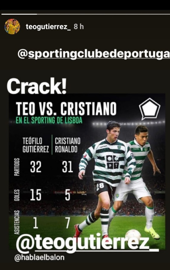 Teófilo Gutiérrez Cristiano Ronaldo Junior de Barranquilla Juventus: ¿'Teo' mejor que Cristiano? Las estadísticas no mienten para él Teófilo Gutiérrez Cristiano Ronaldo Junior de Barranquilla Juventus: ¿'Teo' mejor que Cristiano? Las estadísticas no mienten para él