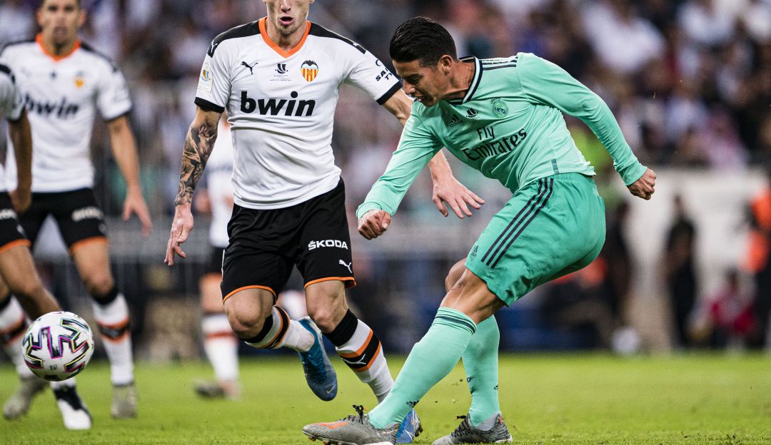 Goles de James Rodríguez en el Real Madrid: James Rodríguez sorprendió con golazos en el entrenamiento del Real Madrid