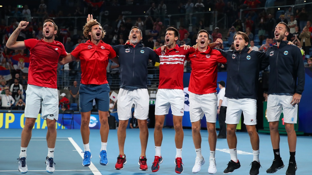 De la mano de Djokovic, Serbia es el primer campeón de la ATP Cup
