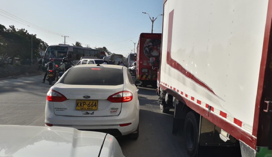 Reparaciones en calle 30: Trancones de una hora en la calle 30 por ampliación de la vía