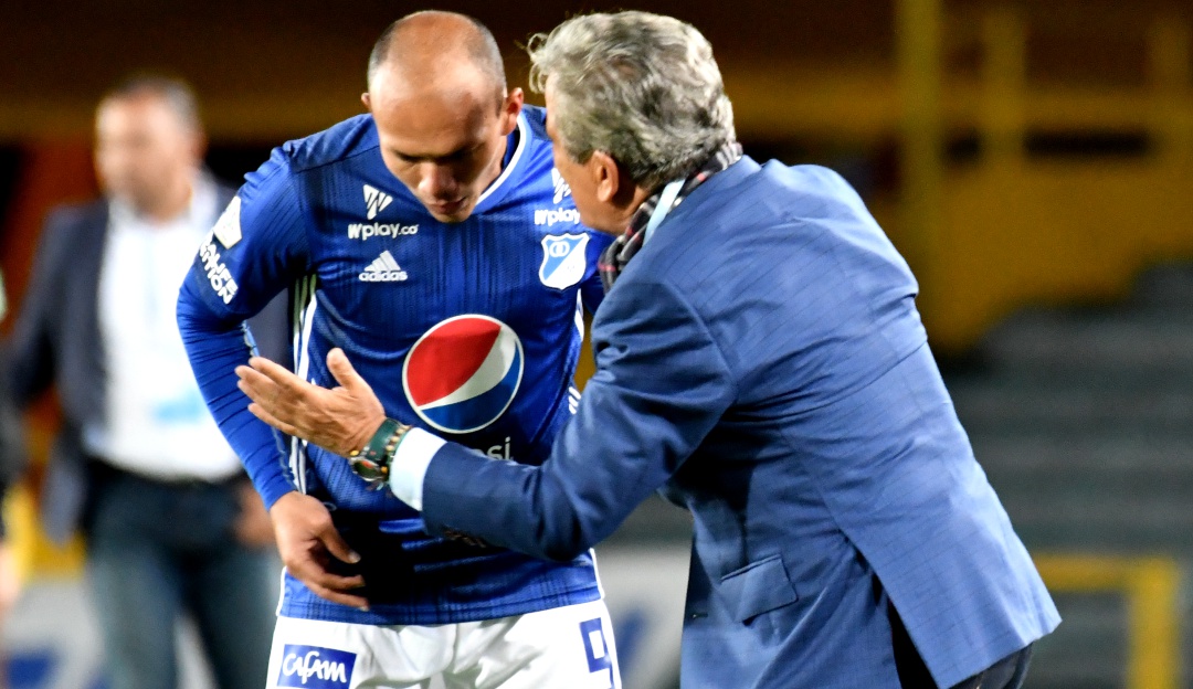 Jorge Luis Pinto Millonarios cajón: Pinto: "Yo no creo que algún jugador de Millonarios me haya 'cajoneado'"