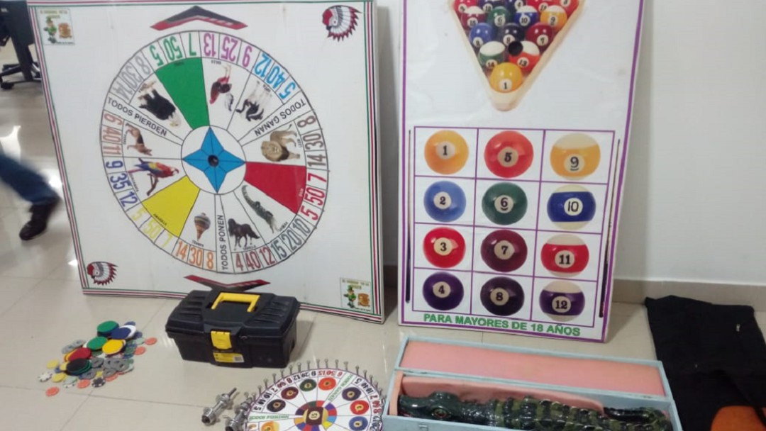 Nueve personas fueron capturadas en Caldas por juegos de azar ilegales