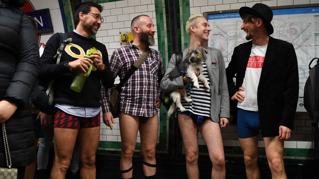 Fotos: Así fue el ‘día sin pantalones’ celebrado en varios países