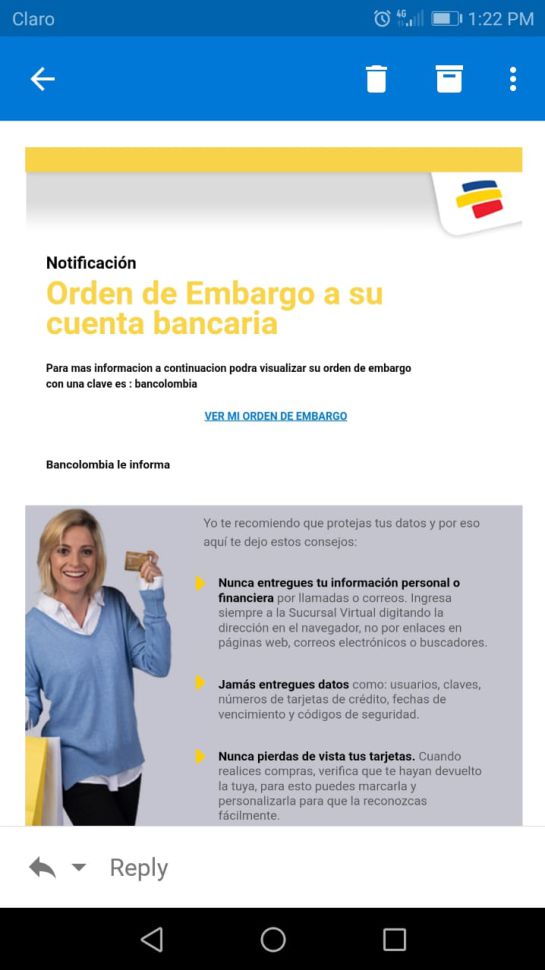 ¡No se deje tumbar! Inescrupulosos le quieren desocupar su cuenta bancaria: ¡No se deje tumbar! Inescrupulosos le quieren robar sus datos bancarios ¡No se deje tumbar! Inescrupulosos le quieren desocupar su cuenta bancaria: ¡No se deje tumbar! Inescrupulosos le quieren robar sus datos bancarios