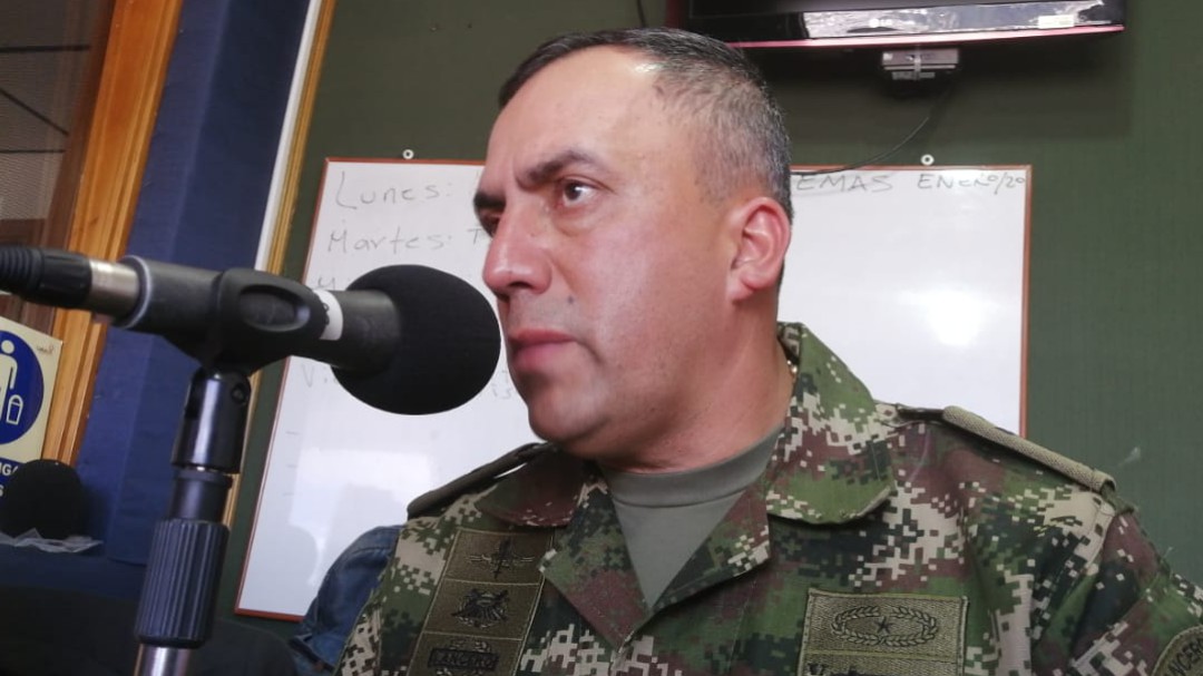 El coronel Omar Zapata se despidió del departamento de Boyacá