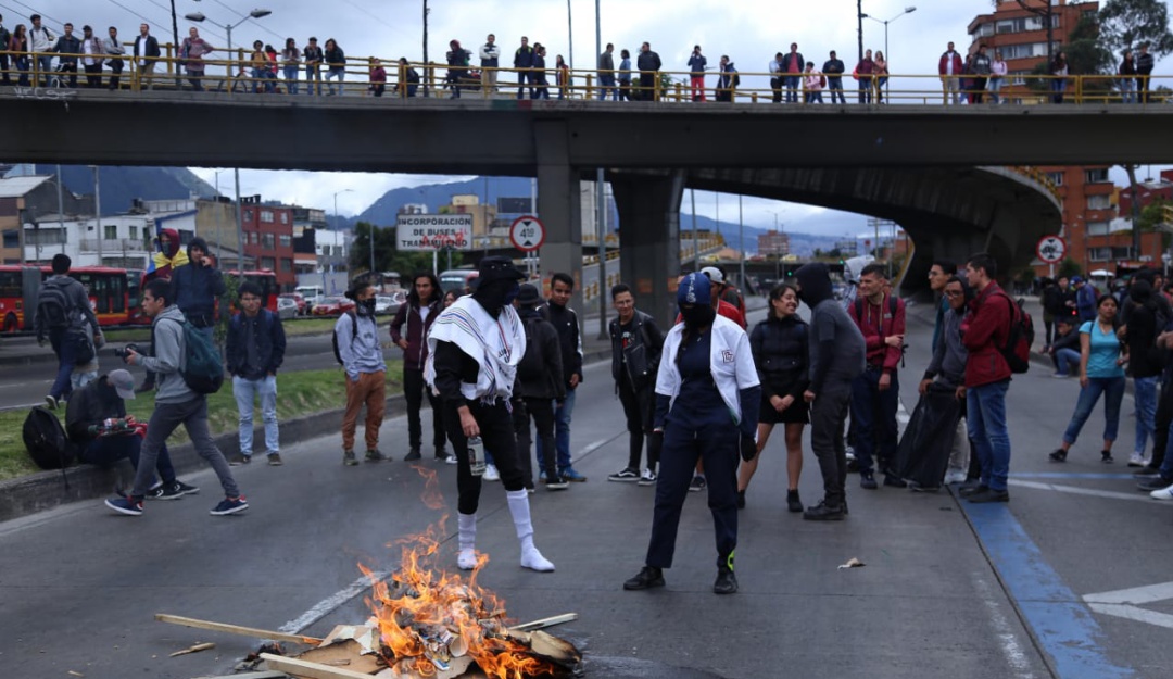 Protestas en Bogotá: Al final salió el Esmad pese a propuesta de alcaldesa López
