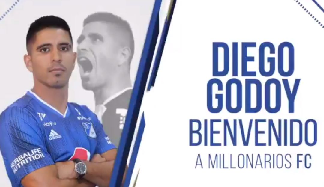 Millonarios Diego Godoy: Millonarios oficializó la contratación del paraguayo Diego Godoy