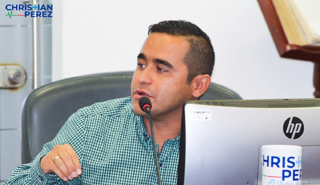 Concejal Christian Pérez