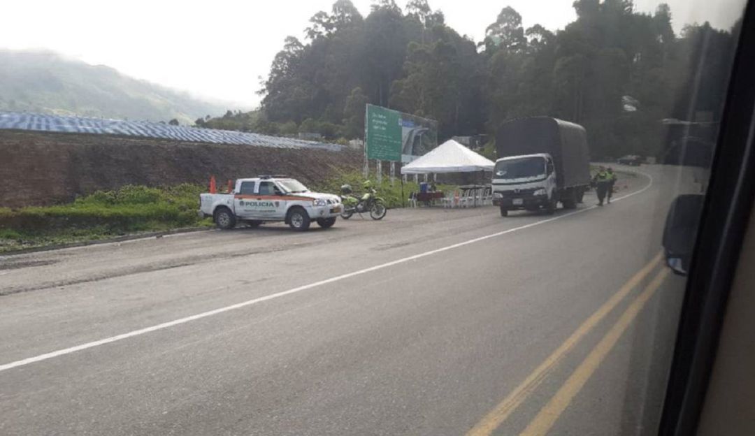 vias; cierre; caldas; policia de transito:: En Caldas se comprometen en brindar seguridad vial tras cierre de La Línea