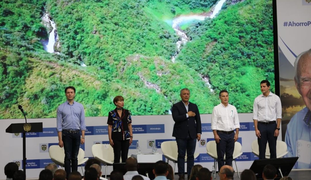 Duque socializó beneficios de la reducción de aportes para pensionados: Duque socializó beneficios de la reducción de aportes para pensionados