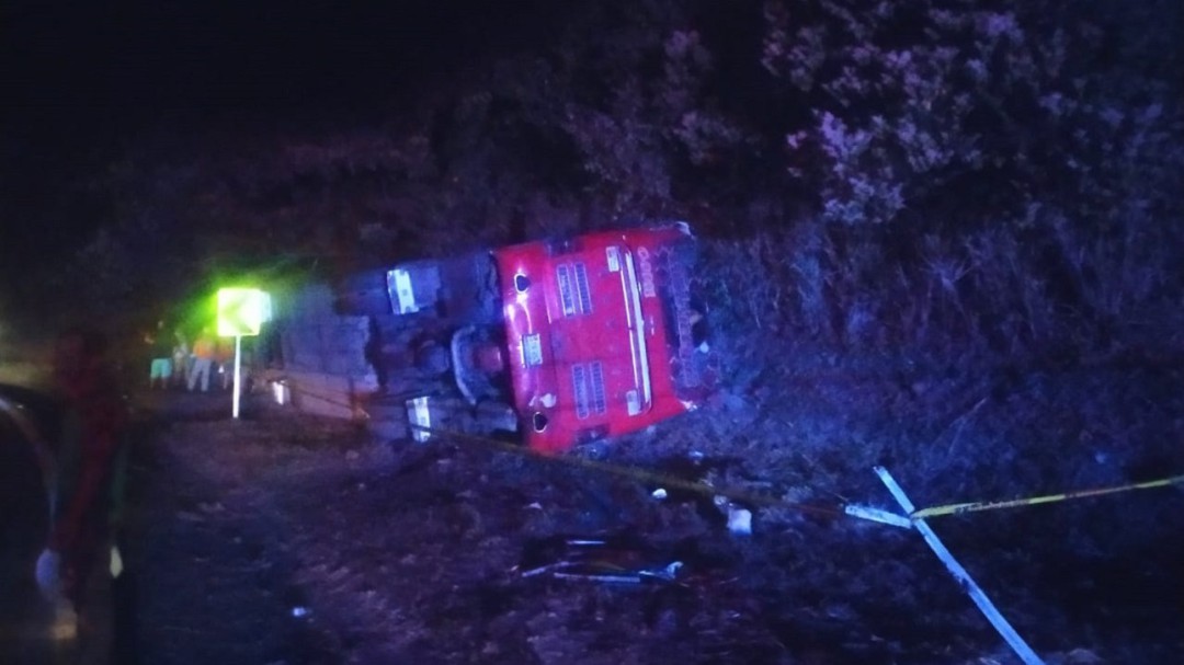 Accidente cerca de La Vega dejó 28 heridos
