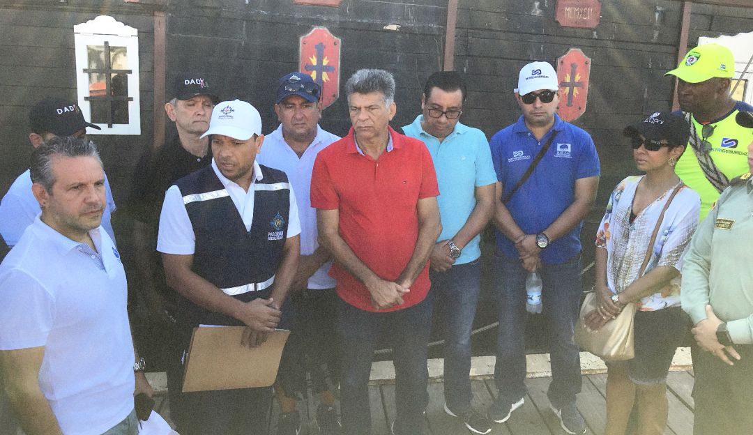 Autoridades realizan visita de inspección a Cholón y Playa Blanca: Autoridades realizan visita de inspección a Cholón y Playa Blanca