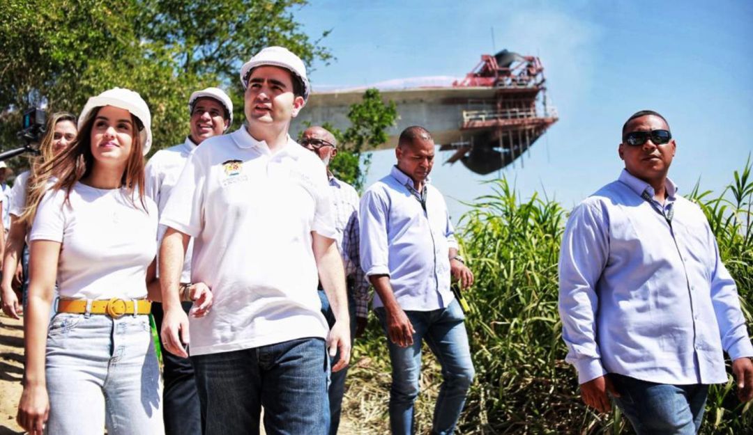 Gobernador de Bolívar La Línea: Gobernador de Bolívar realiza recorrido de obras en La Línea