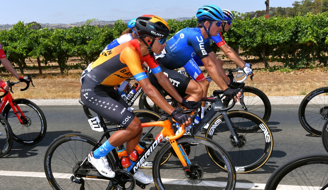 Santiago Buitrago Tour Down Under: Santiago Buitrago entró con el pelotón en primer día del Tour Down Under